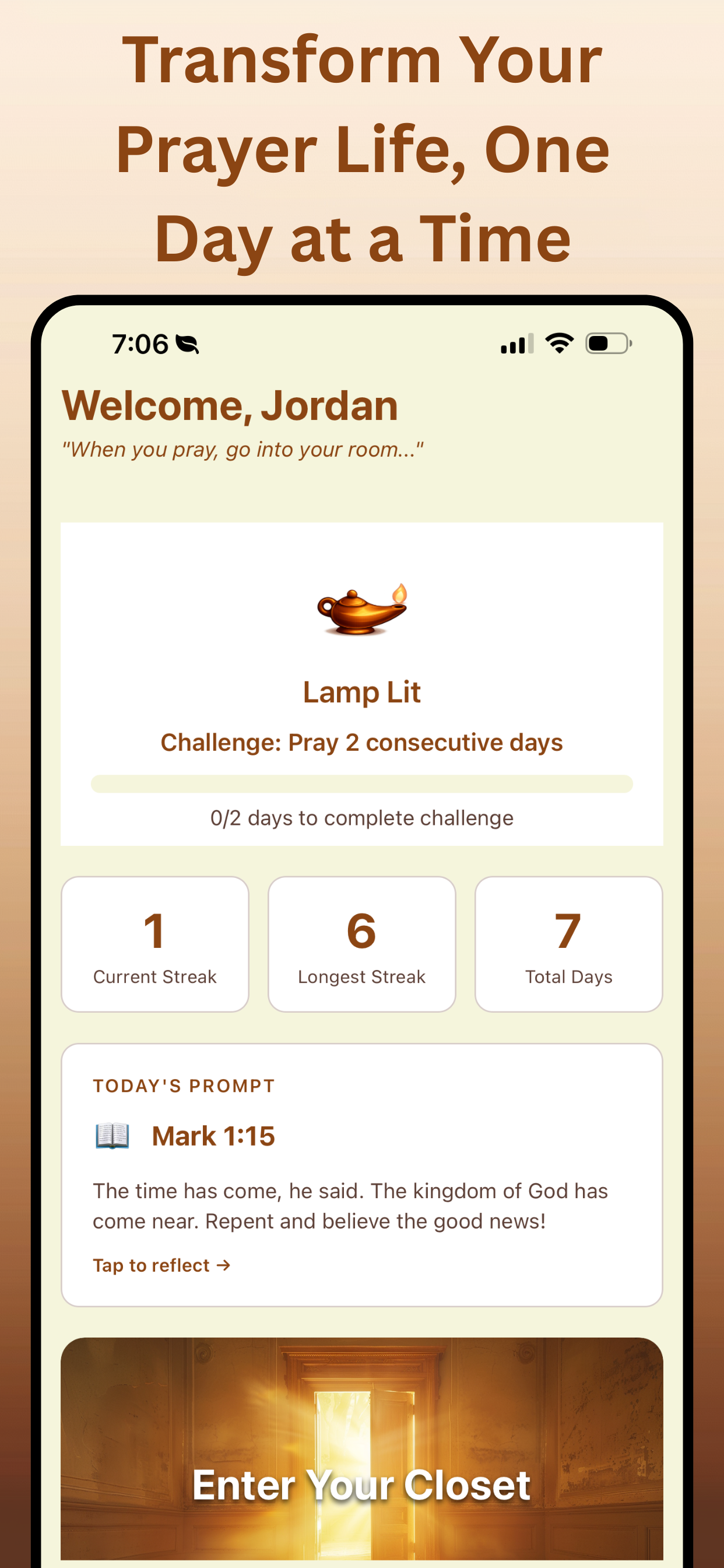 Your daily invitation to meet with God